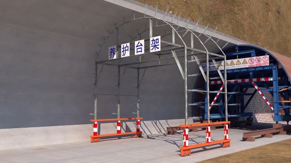 港北区隧道施工动画制作公司 - 隧道施工工艺和施工方法 - 隧道施工汇报动画视频 - bim 工程施工动画